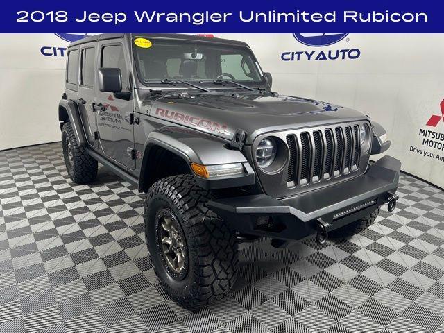 used 2018 Jeep Wrangler Unlimited car, priced at $31,880