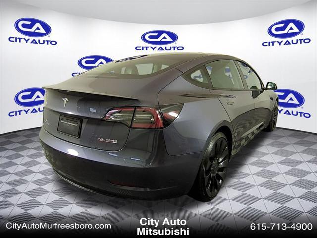 used 2023 Tesla Model 3 car, priced at $31,500