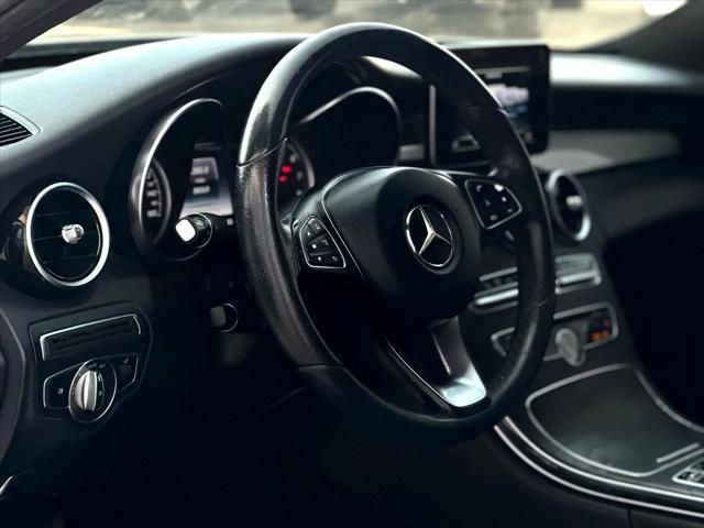used 2018 Mercedes-Benz C-Class car, priced at $17,495