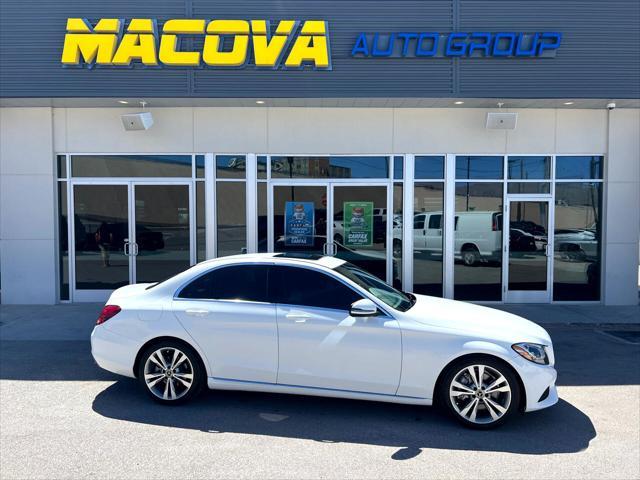 used 2018 Mercedes-Benz C-Class car, priced at $24,495
