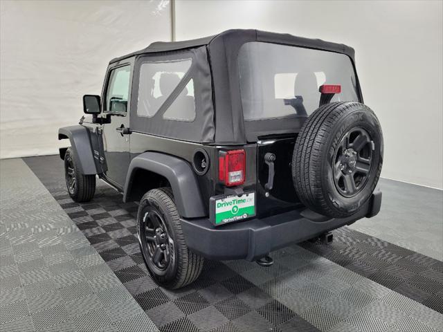 used 2017 Jeep Wrangler car, priced at $22,495