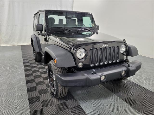 used 2017 Jeep Wrangler car, priced at $22,495