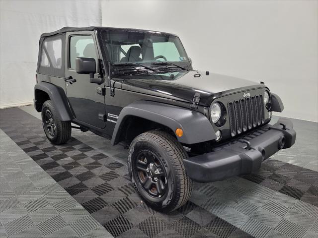 used 2017 Jeep Wrangler car, priced at $22,495