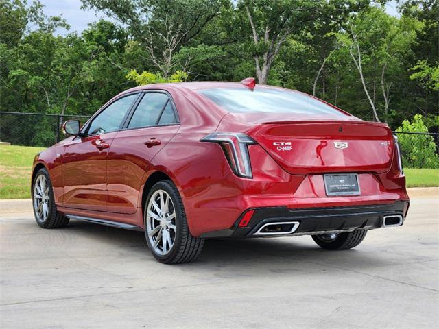 new 2025 Cadillac CT4 car, priced at $47,815