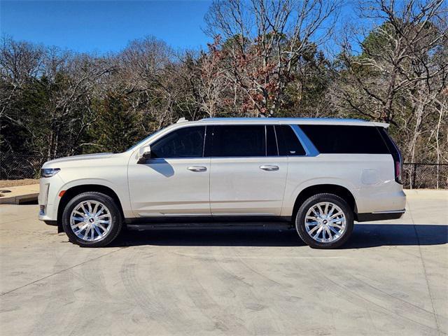 used 2023 Cadillac Escalade ESV car, priced at $73,890