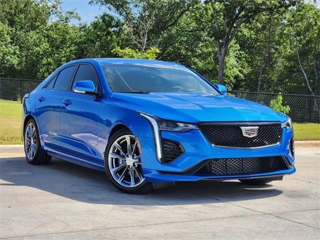 new 2025 Cadillac CT4-V car, priced at $54,260