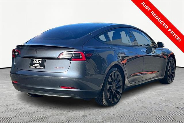 used 2022 Tesla Model 3 car, priced at $30,250