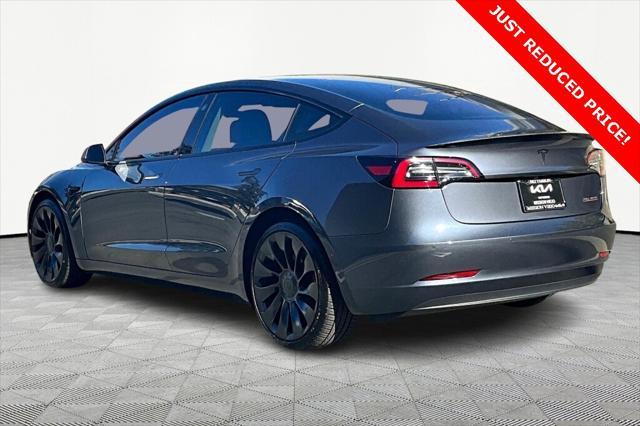 used 2022 Tesla Model 3 car, priced at $30,250