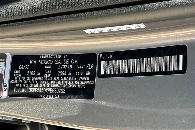 used 2023 Kia Forte car, priced at $22,126