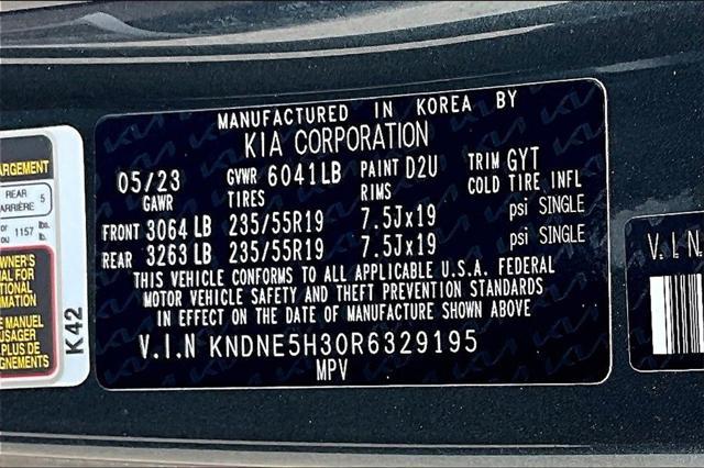 used 2024 Kia Carnival car, priced at $41,862