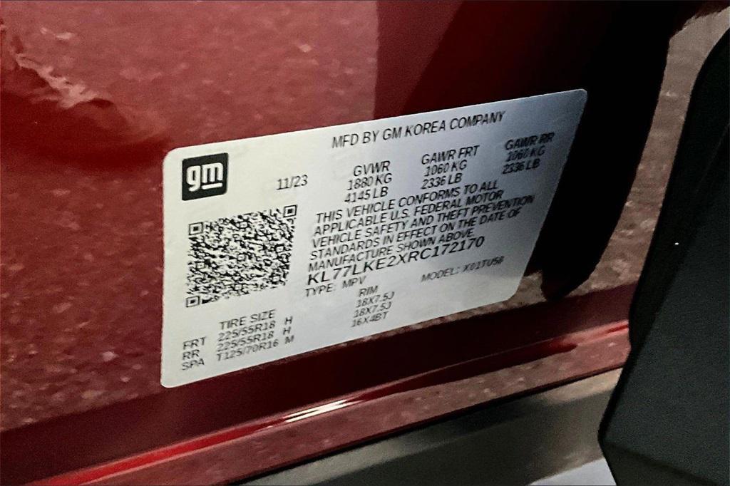 used 2024 Chevrolet Trax car, priced at $19,885