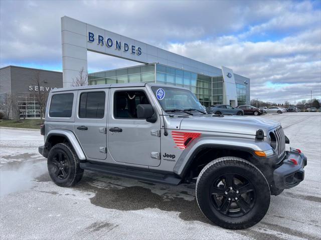 used 2020 Jeep Wrangler Unlimited car, priced at $27,800