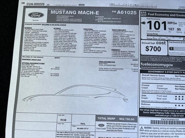 used 2023 Ford Mustang Mach-E car, priced at $28,800