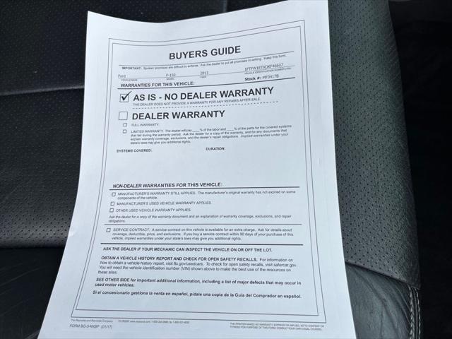 used 2013 Ford F-150 car, priced at $14,800
