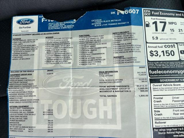 used 2013 Ford F-150 car, priced at $14,800