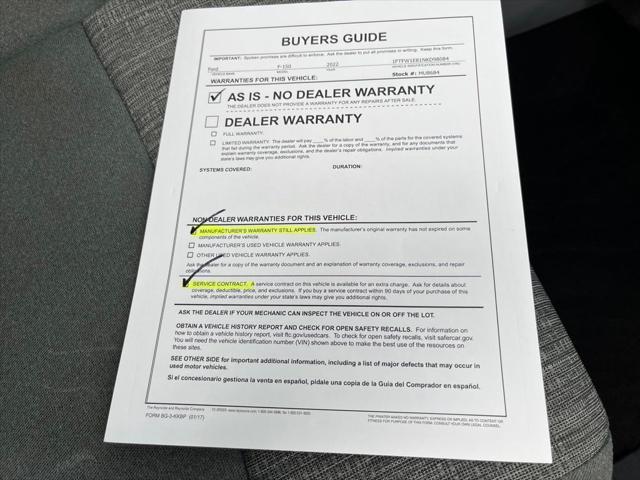 used 2022 Ford F-150 car, priced at $41,800