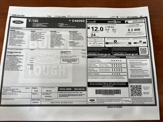 used 2022 Ford F-150 car, priced at $35,900