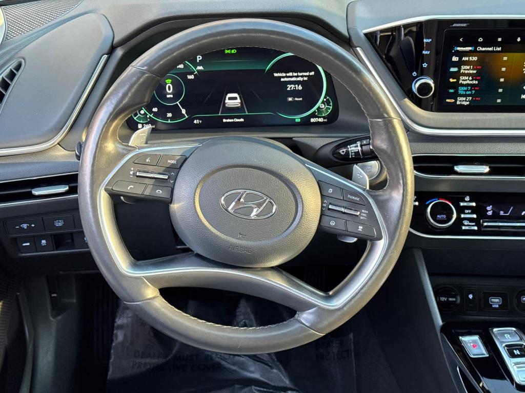 used 2021 Hyundai Sonata Hybrid car, priced at $16,645