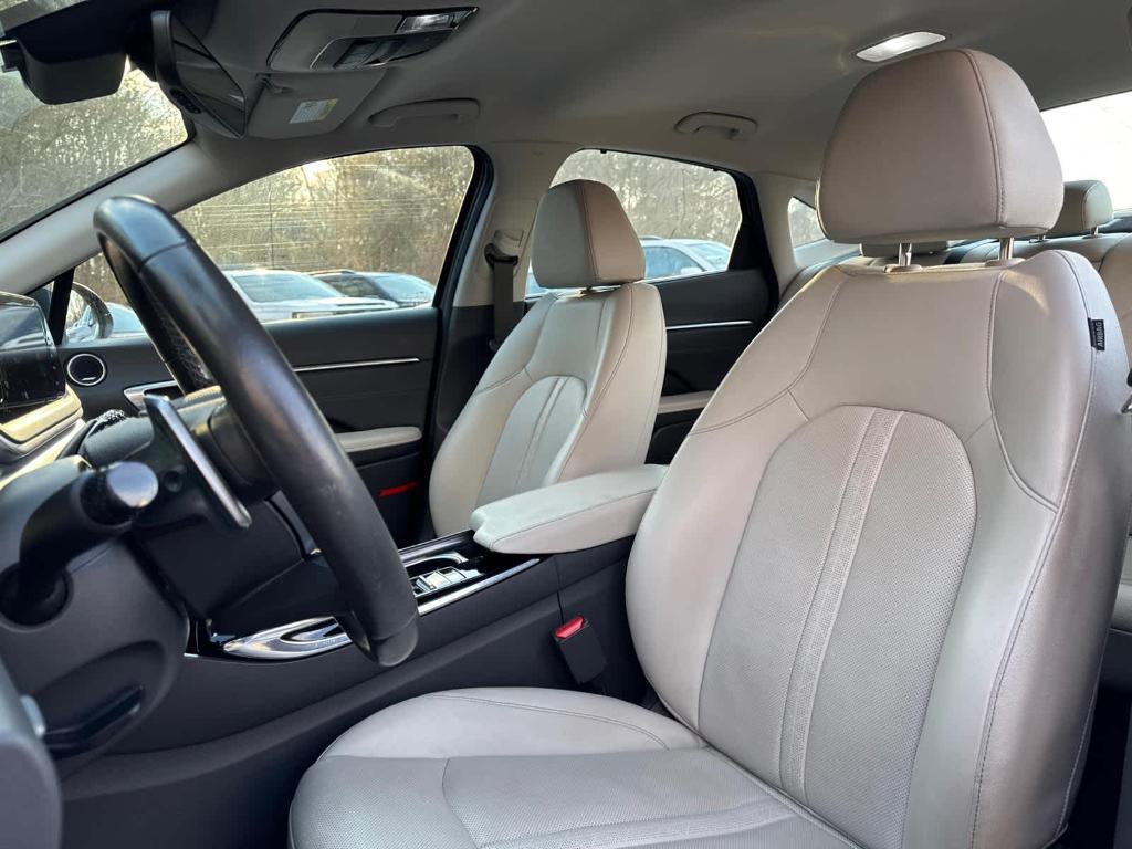 used 2021 Hyundai Sonata Hybrid car, priced at $16,645