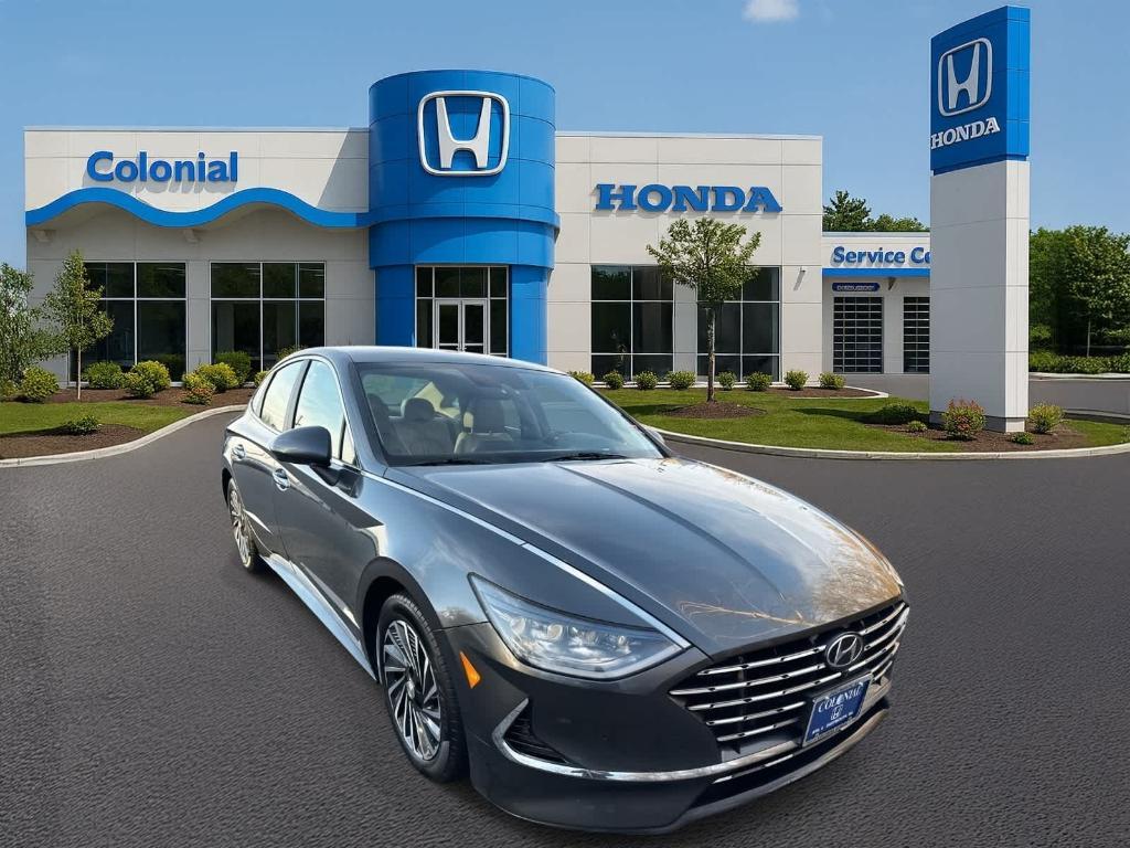 used 2021 Hyundai Sonata Hybrid car, priced at $16,645