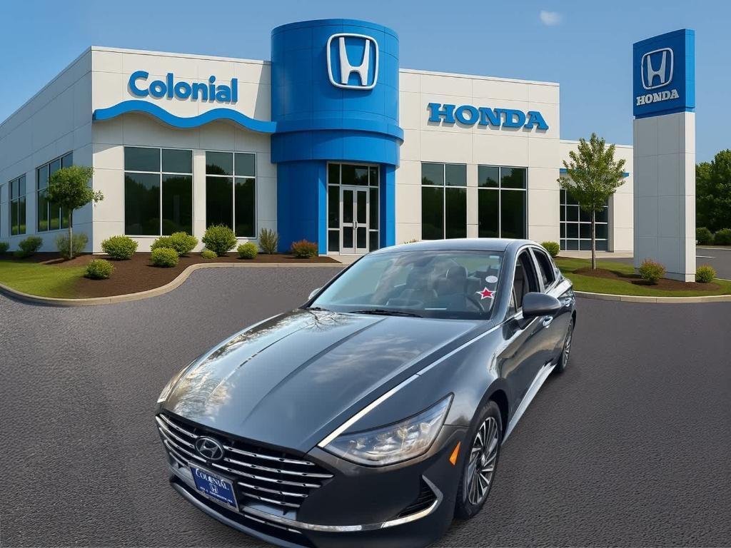 used 2021 Hyundai Sonata Hybrid car, priced at $16,645