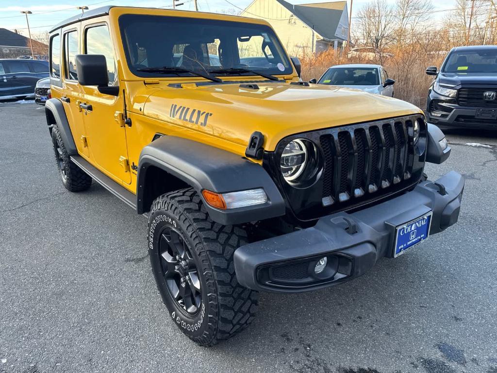 used 2021 Jeep Wrangler Unlimited car, priced at $28,988