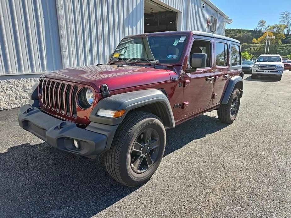 used 2021 Jeep Wrangler Unlimited car, priced at $30,412