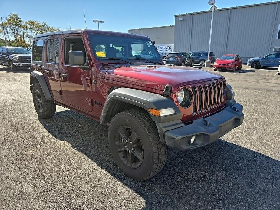 used 2021 Jeep Wrangler Unlimited car, priced at $30,412