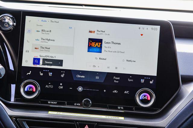 new 2025 Lexus TX 500h car, priced at $75,199