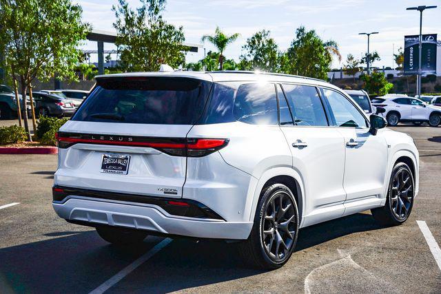 new 2025 Lexus TX 500h car, priced at $75,199