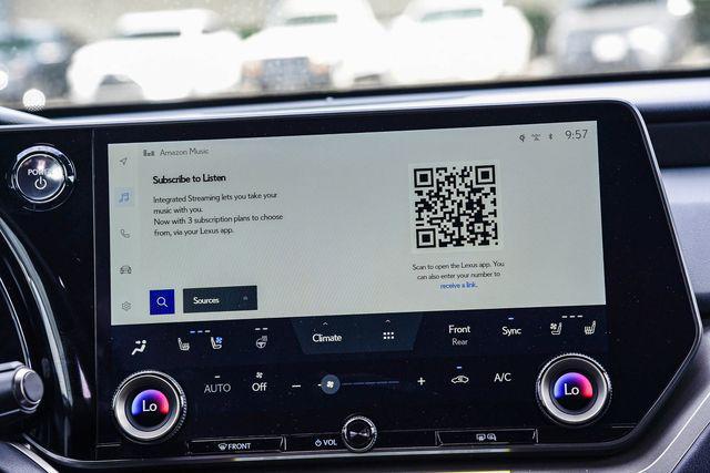 new 2026 Lexus TX 500h car, priced at $77,267