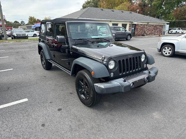 used 2016 Jeep Wrangler Unlimited car, priced at $17,329