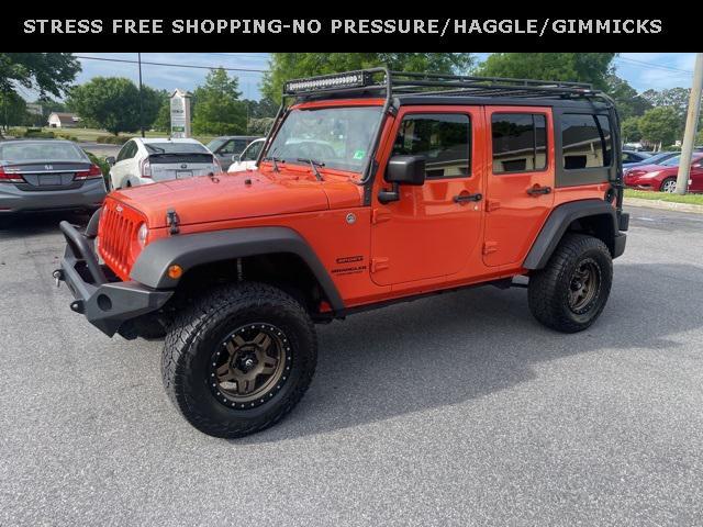 used 2015 Jeep Wrangler Unlimited car, priced at $15,879