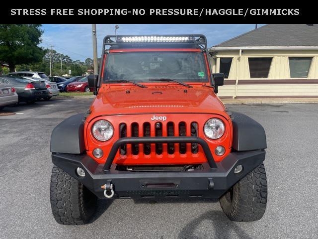 used 2015 Jeep Wrangler Unlimited car, priced at $15,879