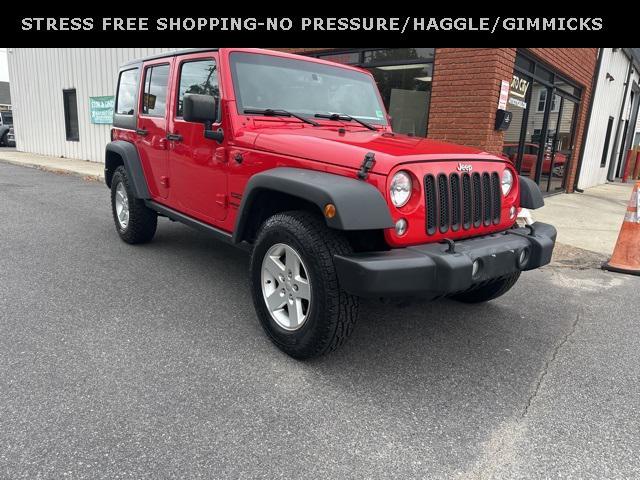 used 2017 Jeep Wrangler Unlimited car, priced at $15,150