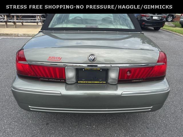 used 2002 Mercury Grand Marquis car, priced at $5,350