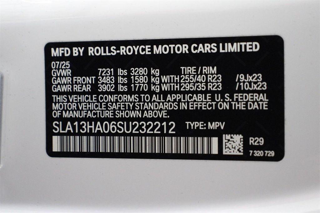 new 2025 Rolls-Royce Cullinan car, priced at $589,525