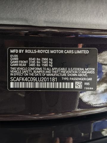 used 2020 Rolls-Royce Ghost car, priced at $239,888