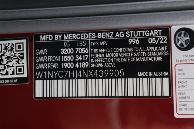 used 2022 Mercedes-Benz AMG G 63 car, priced at $184,988