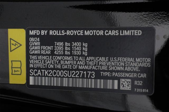 new 2025 Rolls-Royce Spectre car, priced at $518,625