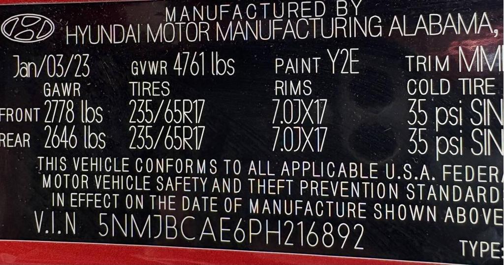 used 2023 Hyundai Tucson car, priced at $21,598