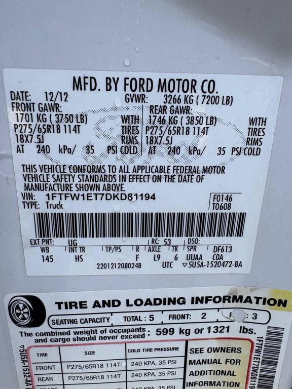 used 2013 Ford F-150 car, priced at $10,788