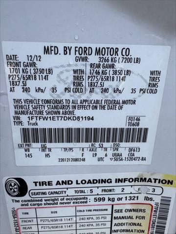 used 2013 Ford F-150 car, priced at $10,788