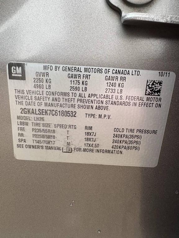 used 2012 GMC Terrain car, priced at $5,488