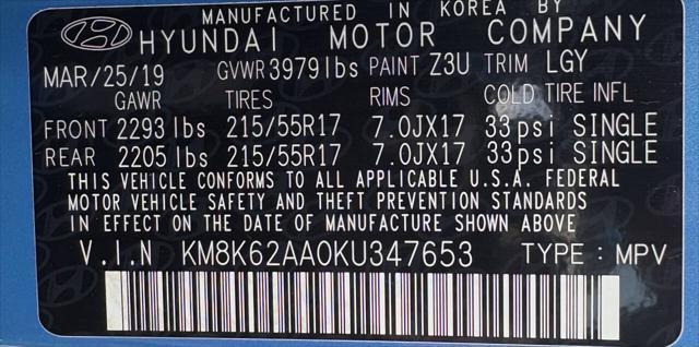 used 2019 Hyundai Kona car, priced at $13,777