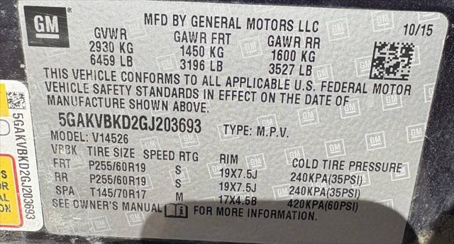 used 2016 Buick Enclave car, priced at $8,754