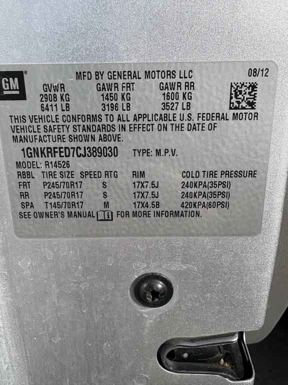 used 2012 Chevrolet Traverse car, priced at $2,998