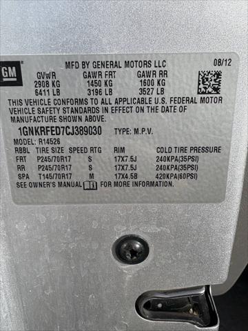 used 2012 Chevrolet Traverse car, priced at $2,998
