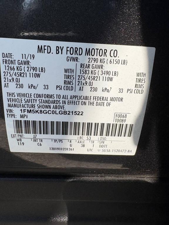 used 2020 Ford Explorer car, priced at $26,948