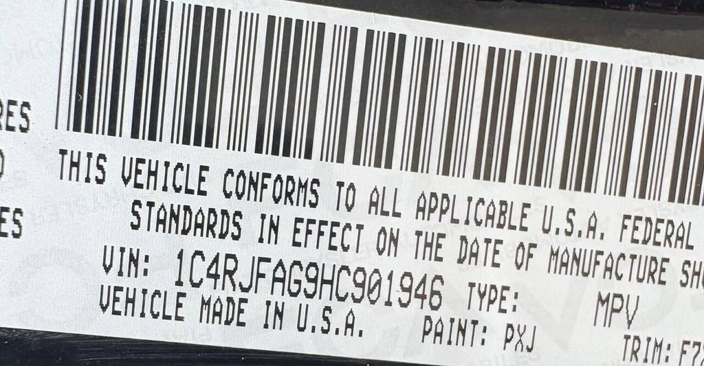 used 2017 Jeep Grand Cherokee car, priced at $11,997